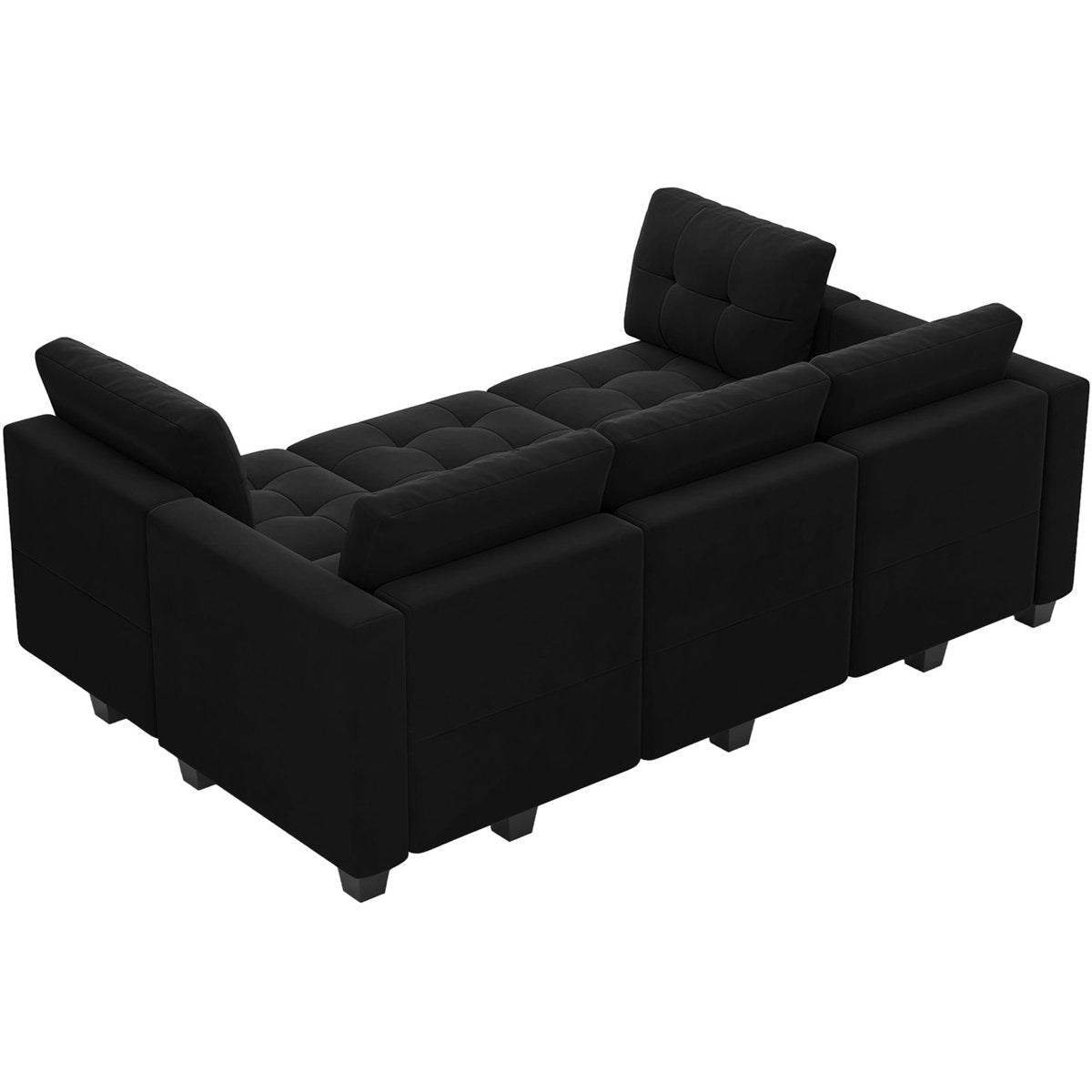 Soneson 7 - Piece Velvet Reclining Sectional