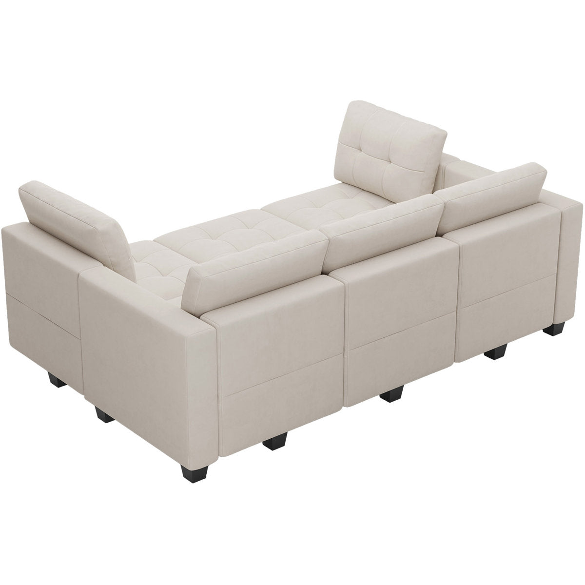 Soneson 7 - Piece Velvet Reclining Sectional