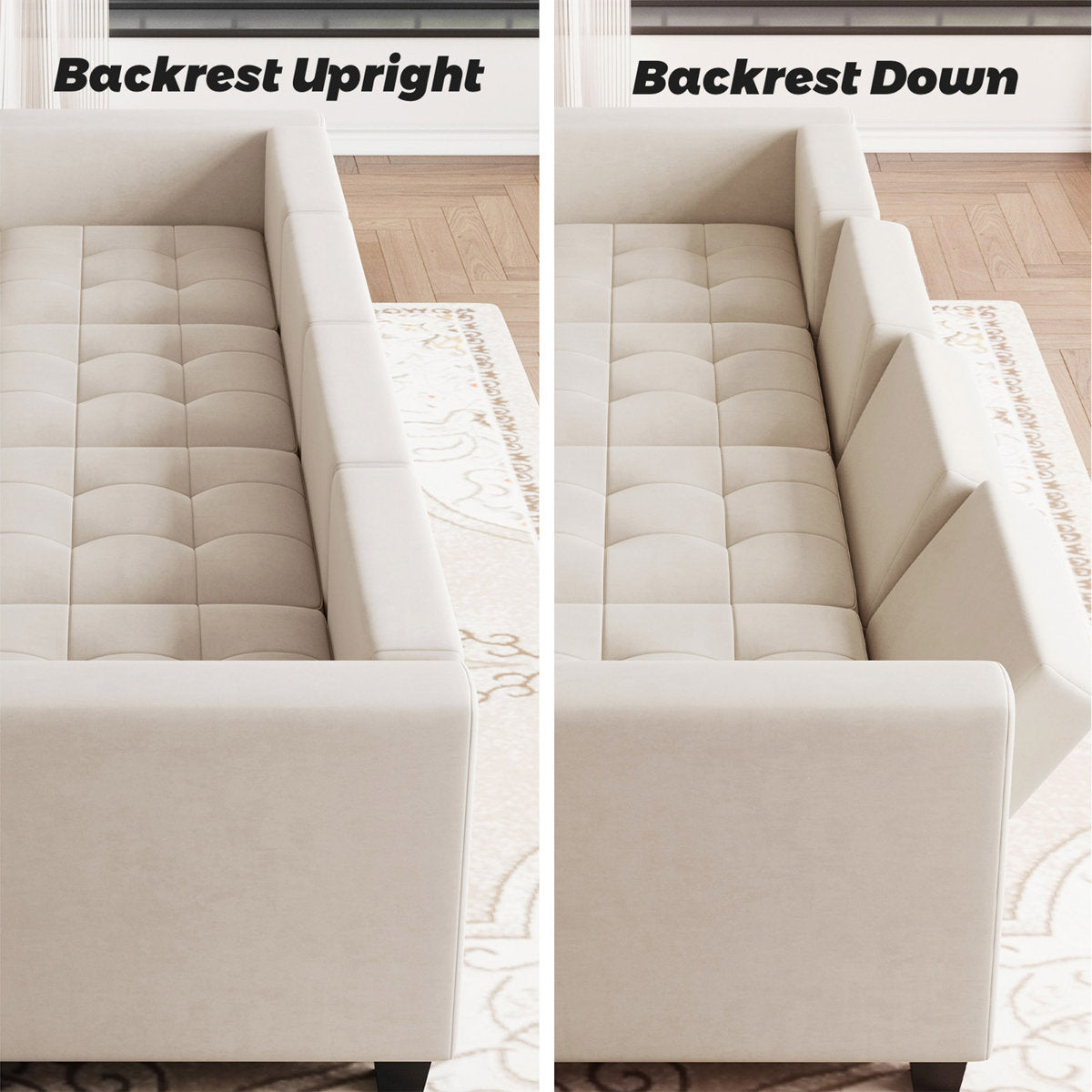 Soneson 7 - Piece Velvet Reclining Sectional