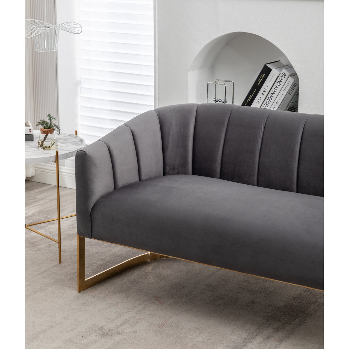 Tellico 3 - Piece Velvet Living Room Set