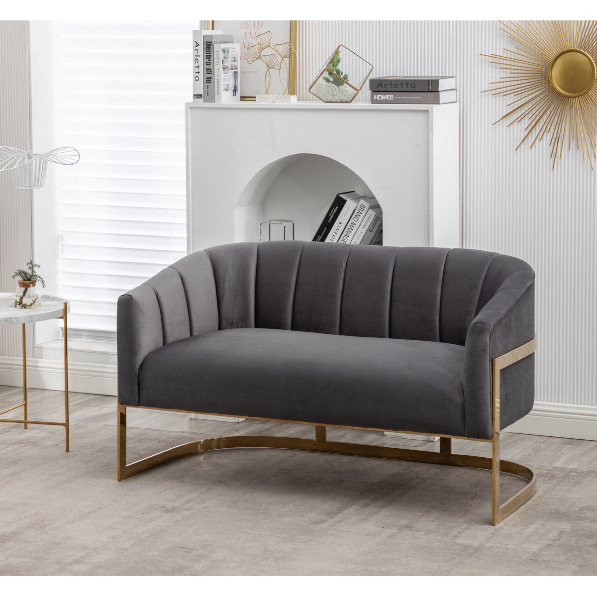 Tellico 3 - Piece Velvet Living Room Set