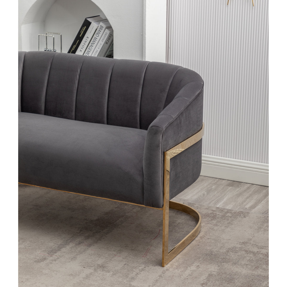 Tellico 3 - Piece Velvet Living Room Set