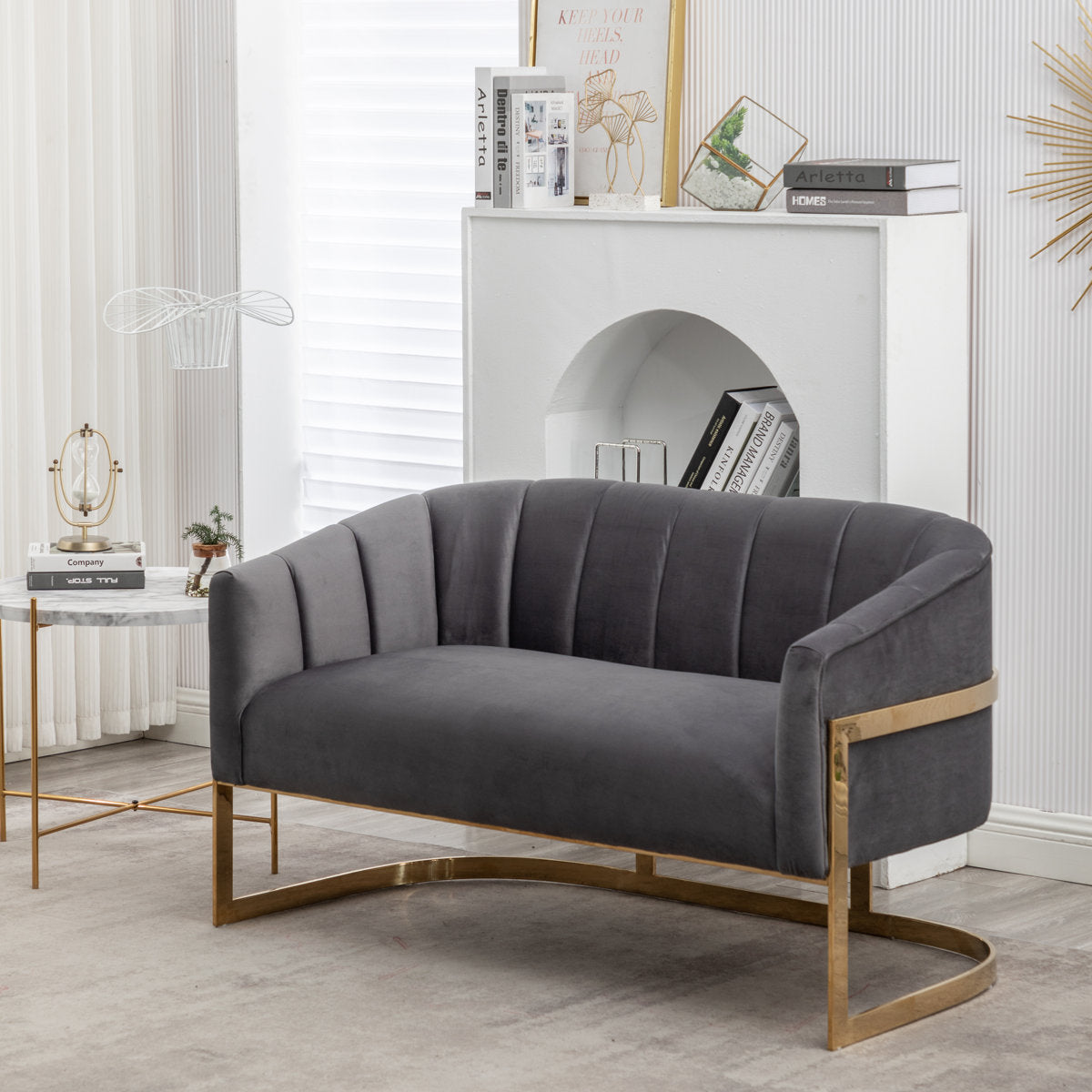 Tellico 3 - Piece Velvet Living Room Set