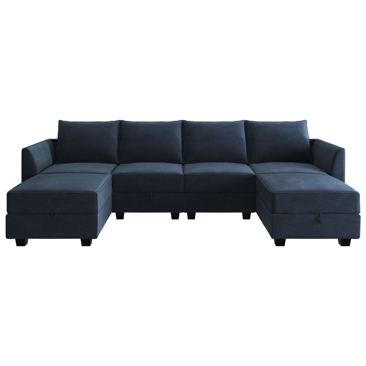 Tremee U Shaped Modular Sofa Velvet Sectional