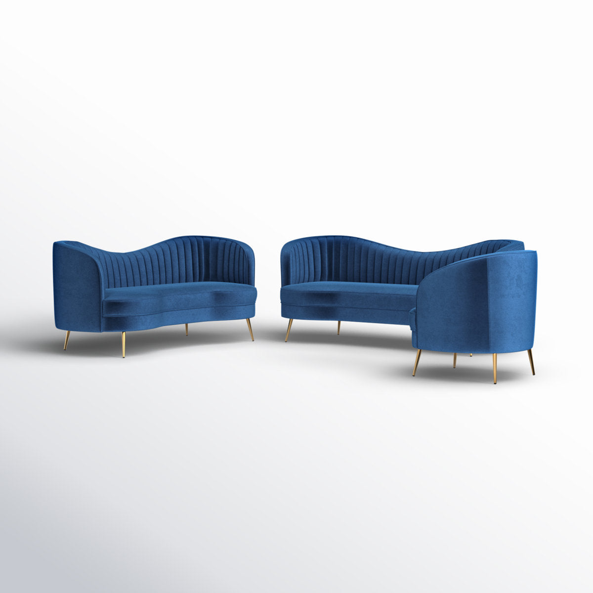 Westerham 3 - Piece Velvet Living Room Set