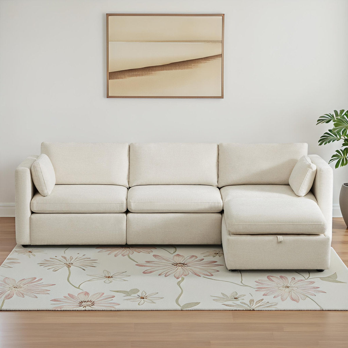 Winfree 4 - Piece Upholstered Sectional