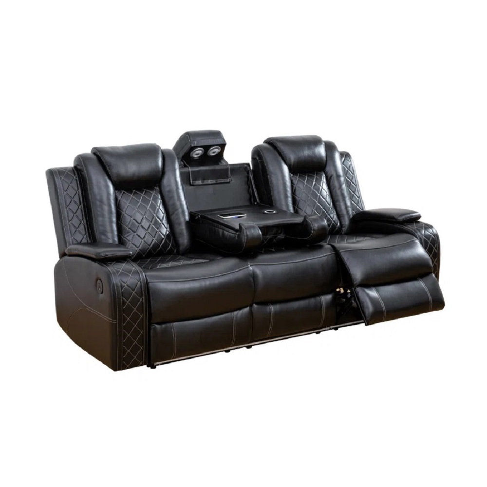 Wrought Studio 2 - Piece Breathing Leather Power Reclining Living Room Set (Set of 2) (Set of 2)