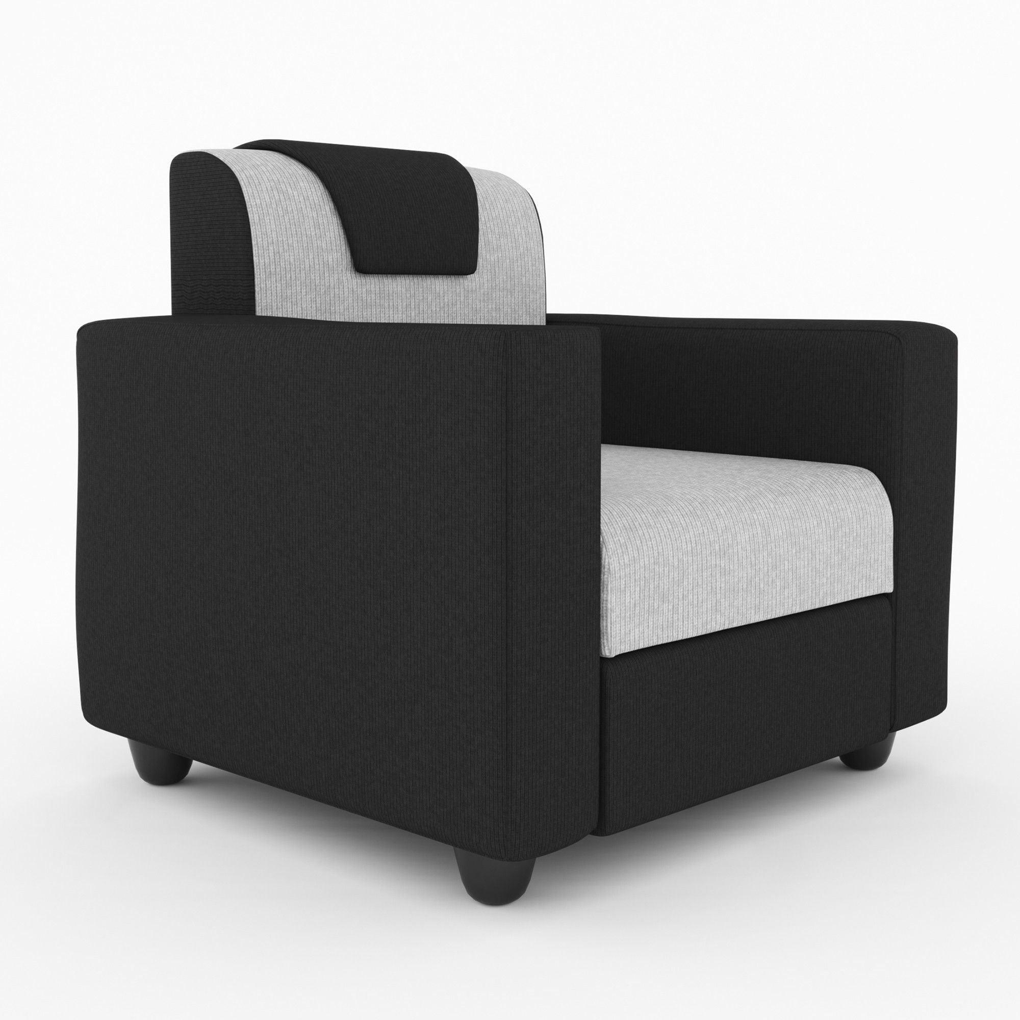 Westido Cream Brown 3 + 1 + 1 Living Room Sofa