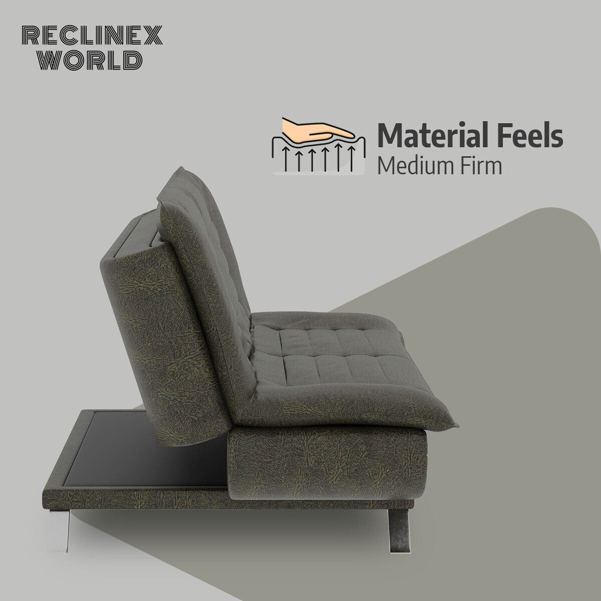Dutch 3 Seater Double Solid Wood Fold Out Sofa Cum Bed (Finish Color - Green Delivery Condition - Pre-assembled)