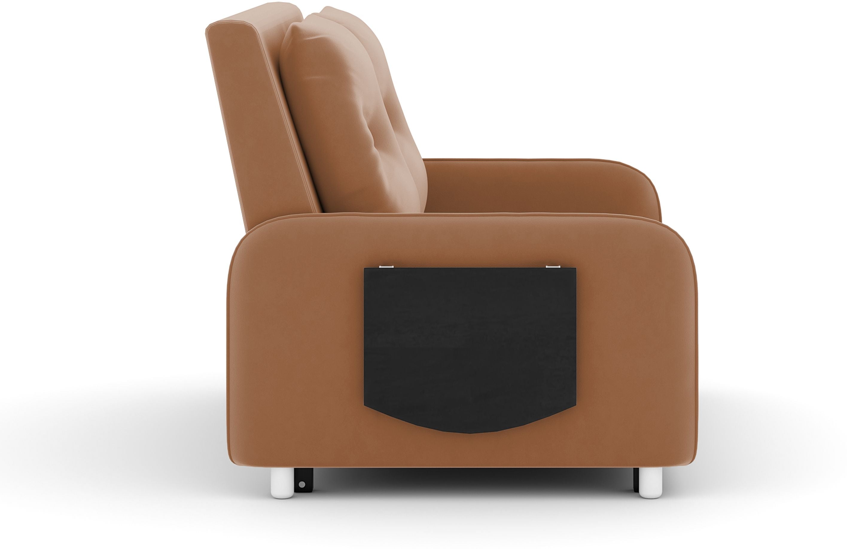 3 Seater Double Solid Wood Pull Out Sofa Cum Bed (Finish Color - BROWN Delivery Condition - DIY(Do-It-Yourself))