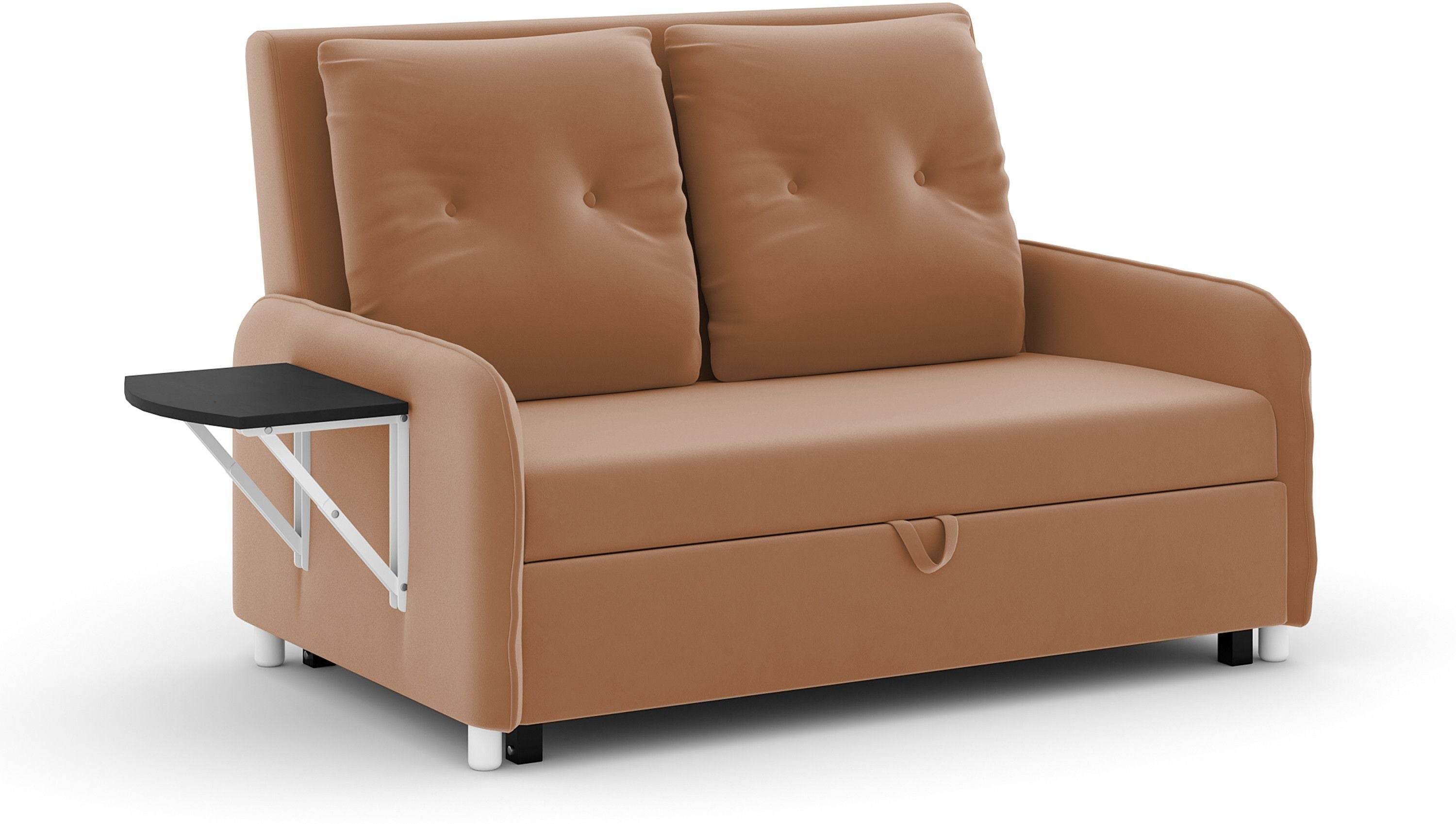 GUCCI MULTI UTILITY SOFA 3 Seater Double Solid Wood Pull Out Sofa Cum Bed (Finish Color - Brown Delivery Condition - DIY(Do-It-Yourself))