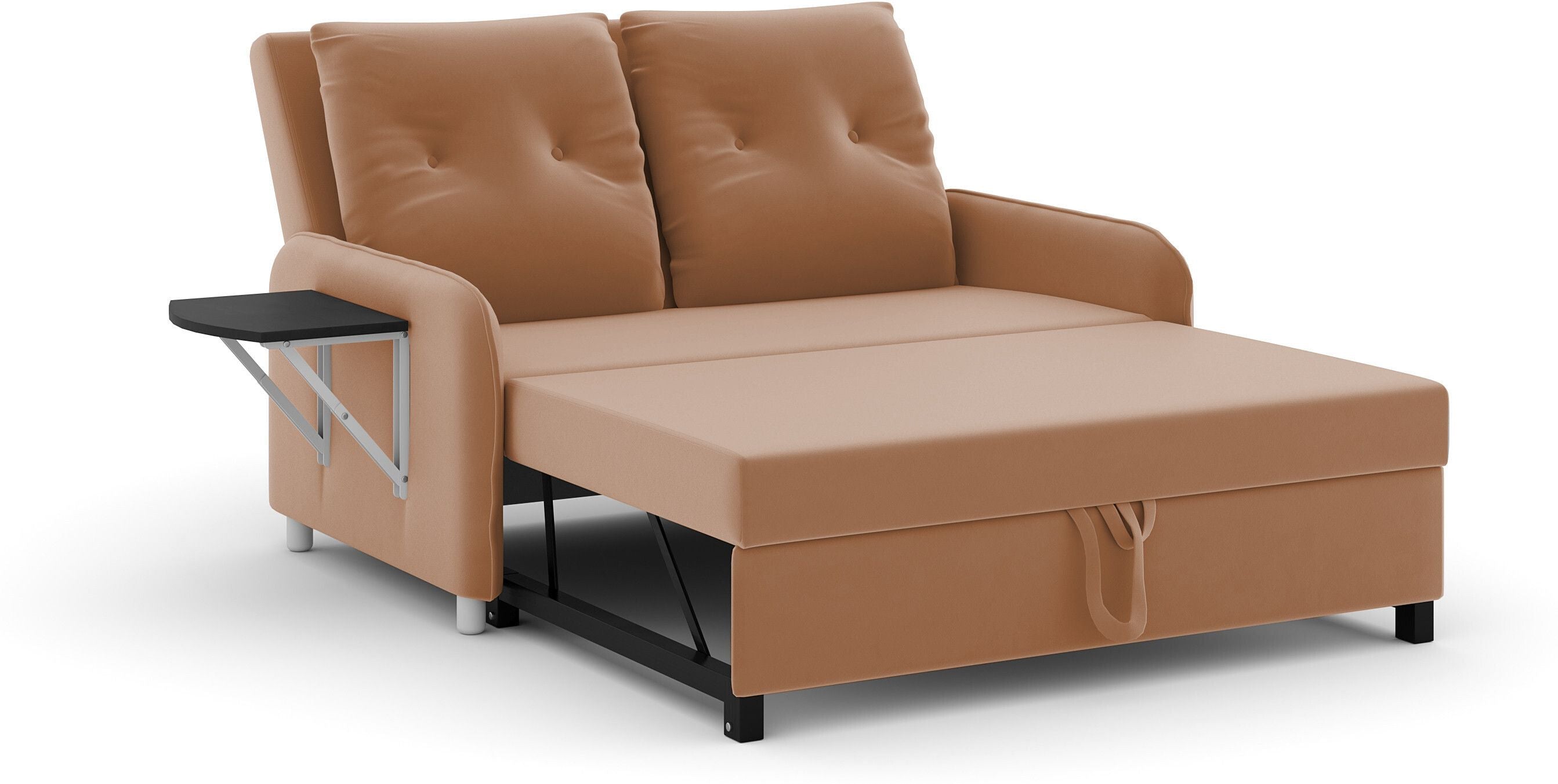 GUCCI MULTI UTILITY SOFA 3 Seater Double Solid Wood Pull Out Sofa Cum Bed (Finish Color - Brown Delivery Condition - DIY(Do-It-Yourself))
