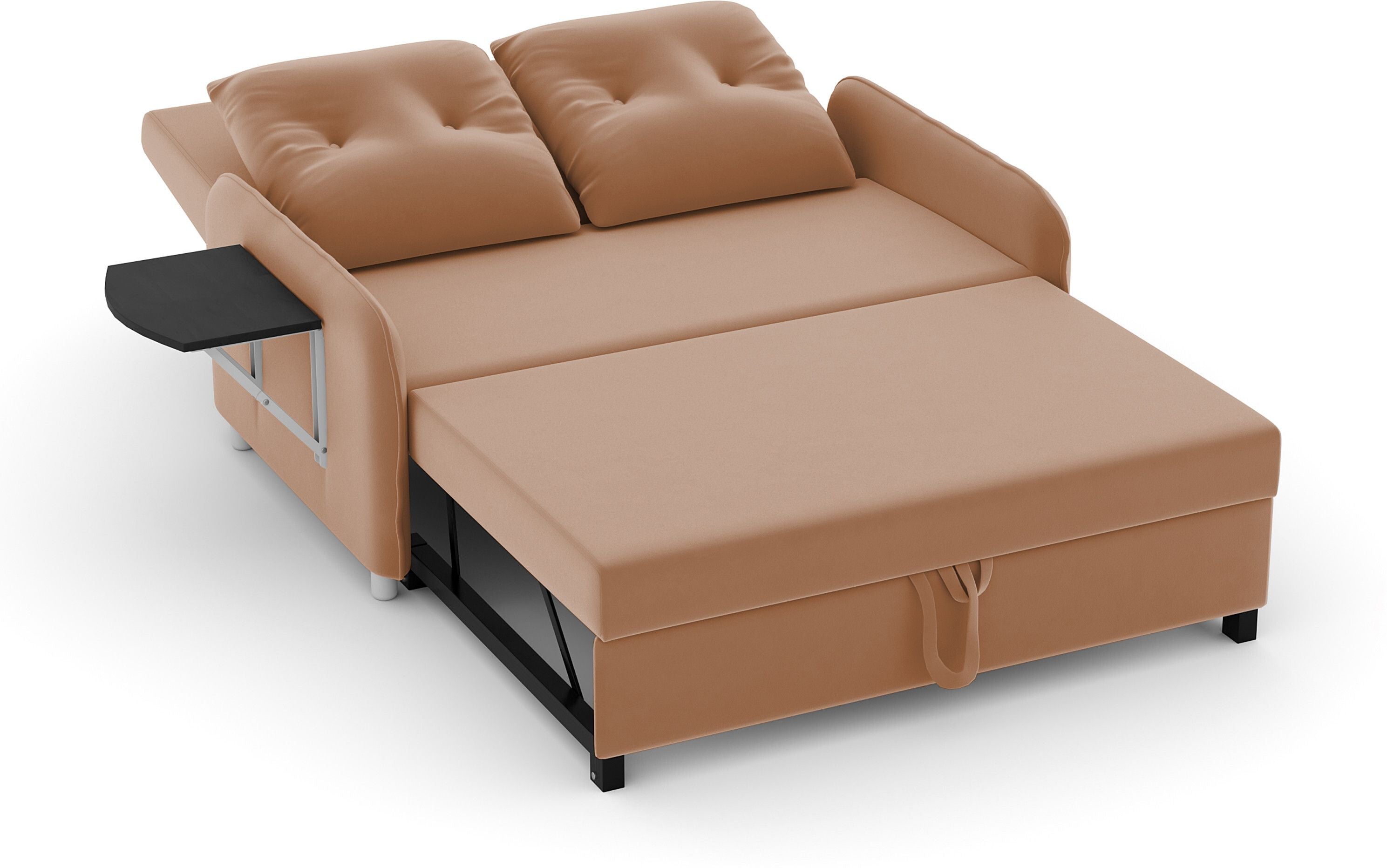 GUCCI MULTI UTILITY SOFA 3 Seater Double Solid Wood Pull Out Sofa Cum Bed (Finish Color - Brown Delivery Condition - DIY(Do-It-Yourself))