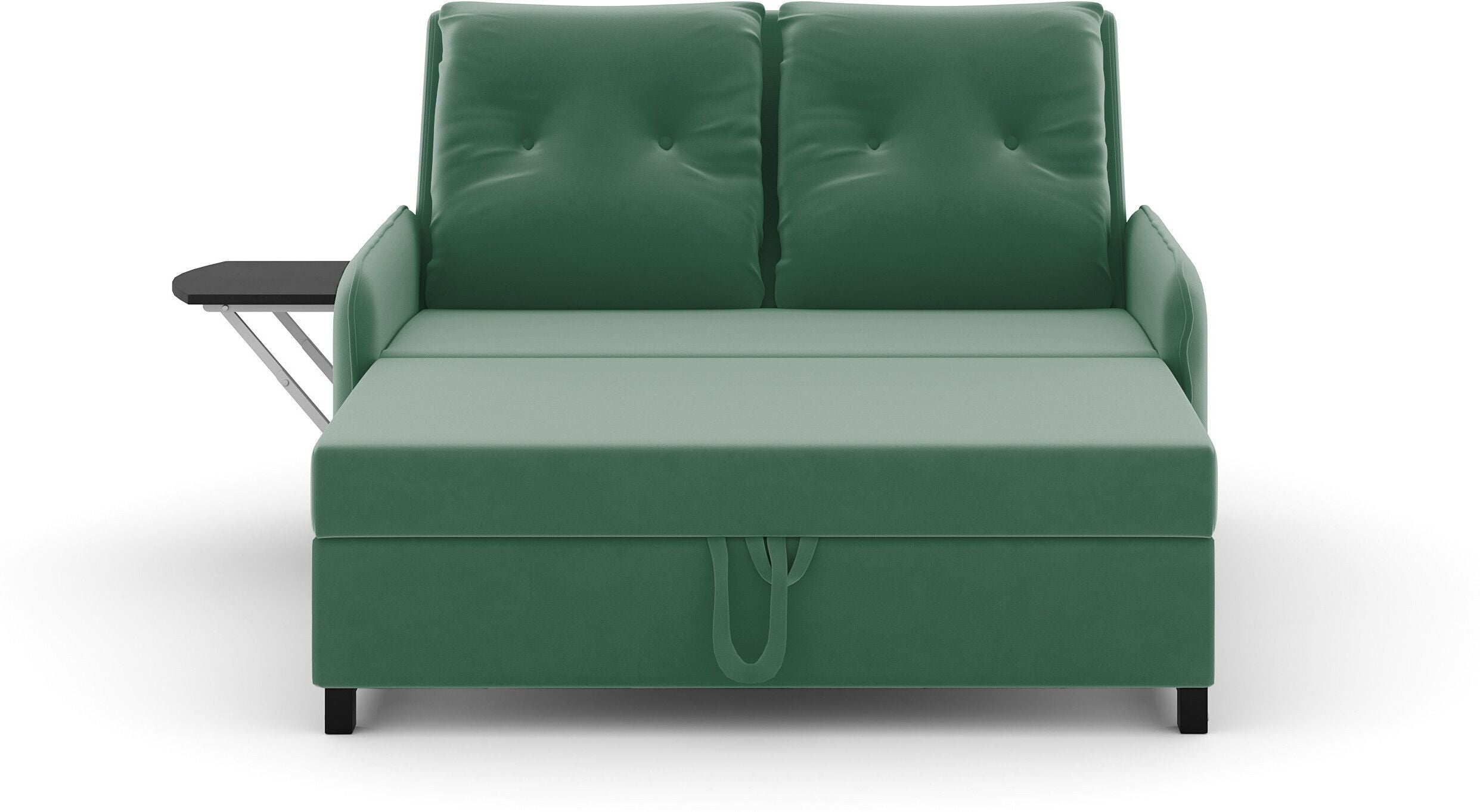 GUCCI MULTI UTILITY SOFA 3 Seater Double Solid Wood Pull Out Sofa Cum Bed (Finish Color - Green Delivery Condition - DIY(Do-It-Yourself))