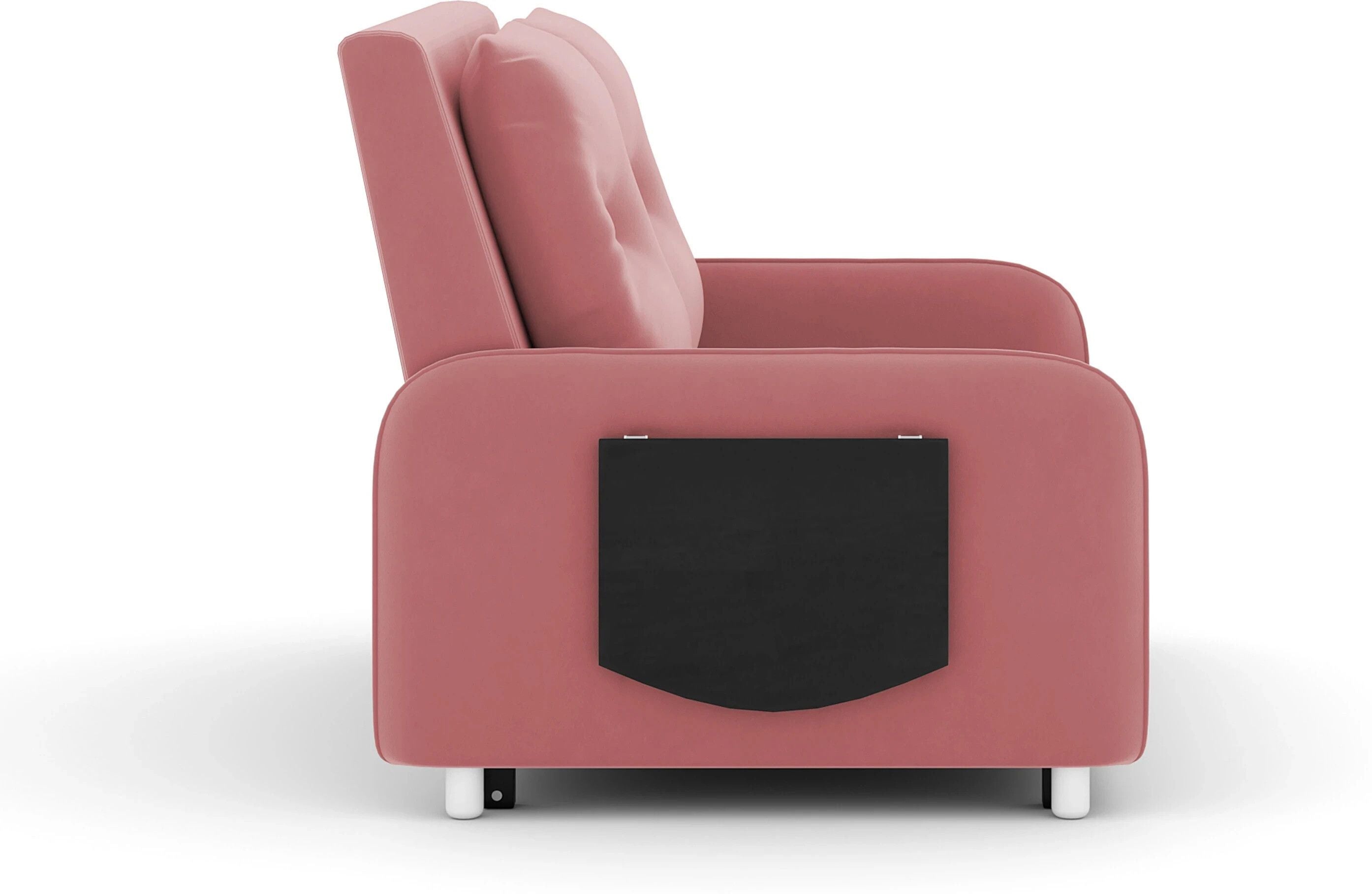 MULTI UTILITY SOFA 3 Seater Double Solid Wood Pull Out Sofa Cum Bed (Finish Color - Pink Delivery Condition - DIY(Do-It-Yourself))