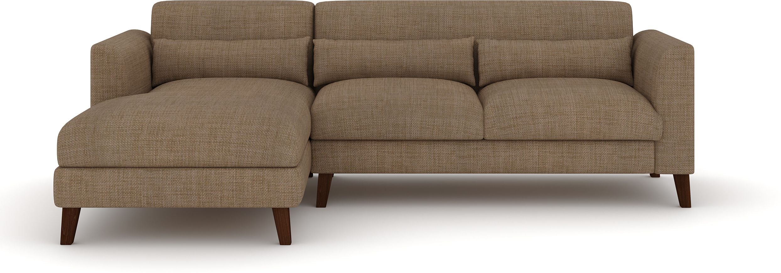 WESTIDO Fabric 5 Seater  Sofa (Finish Color - CREAM, DIY(Do-It-Yourself))