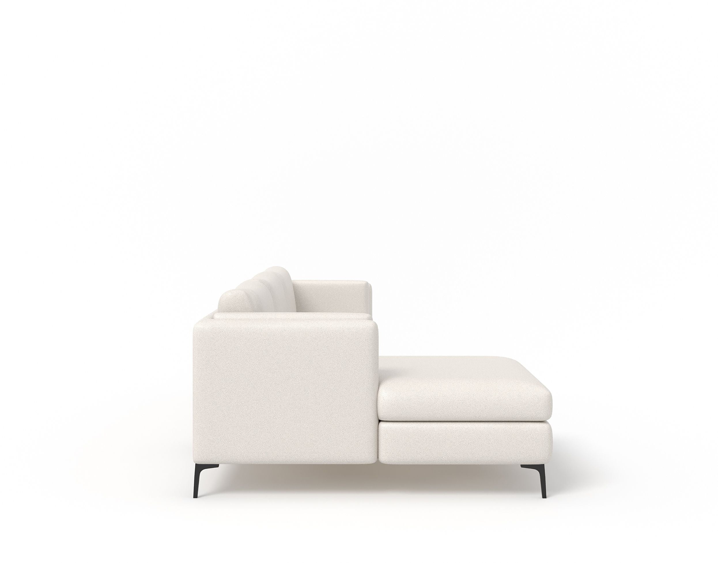WESTIDO Leatherette 5 Seater  Sofa (Finish Color - WHITE, DIY(Do-It-Yourself))