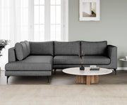 WESTIDO Pan Emirates Fabric 6 Seater  Sofa (Finish Color - Blackish Grey, DIY(Do-It-Yourself))