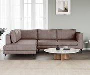 WESTIDO Pan Emirates Fabric 6 Seater  Sofa (Finish Color - Brown, DIY(Do-It-Yourself))
