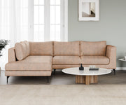 WESTIDO Pan Emirates Fabric 6 Seater  Sofa (Finish Color - Cream, DIY(Do-It-Yourself))