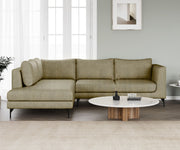 WESTIDO Pan Emirates Fabric 6 Seater  Sofa (Finish Color - Green, DIY(Do-It-Yourself))