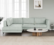 WESTIDO Pan Emirates Fabric 6 Seater  Sofa (Finish Color - Mist, DIY(Do-It-Yourself))