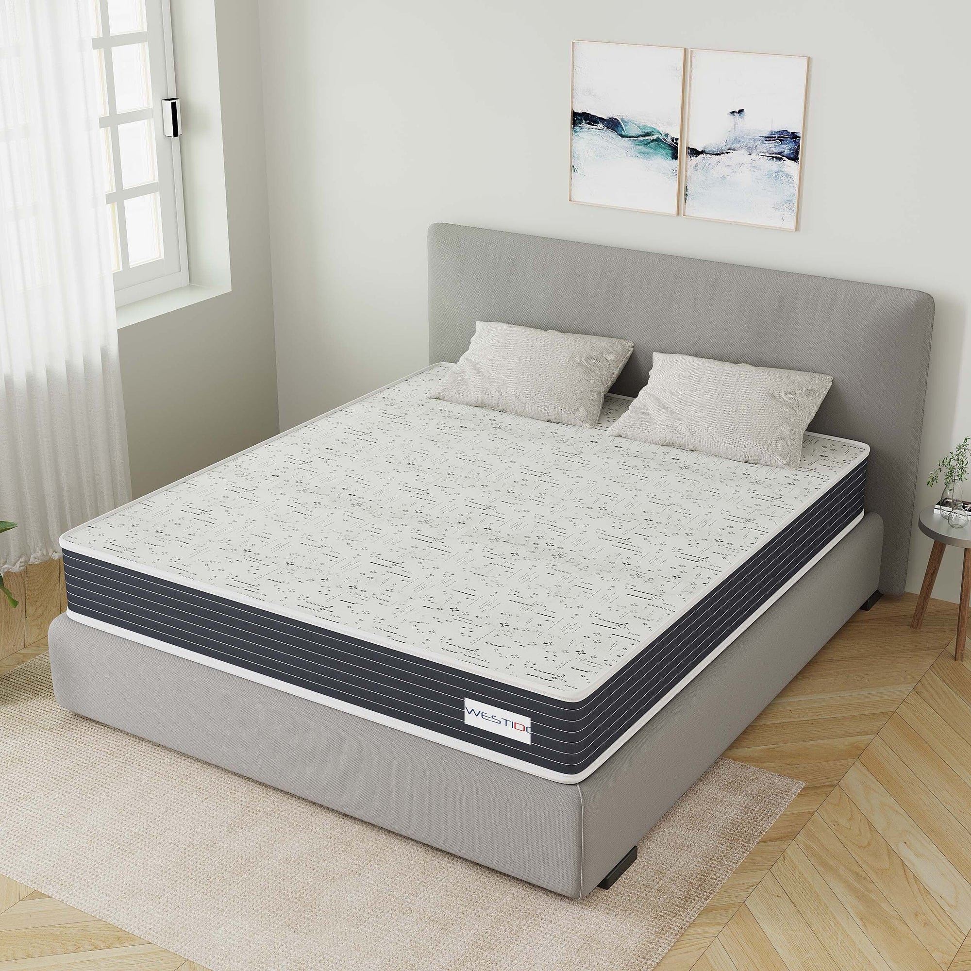WESTIDO RehabRest 10 inch King Memory Foam Mattress (L x W: 70 inch x 75 inch)