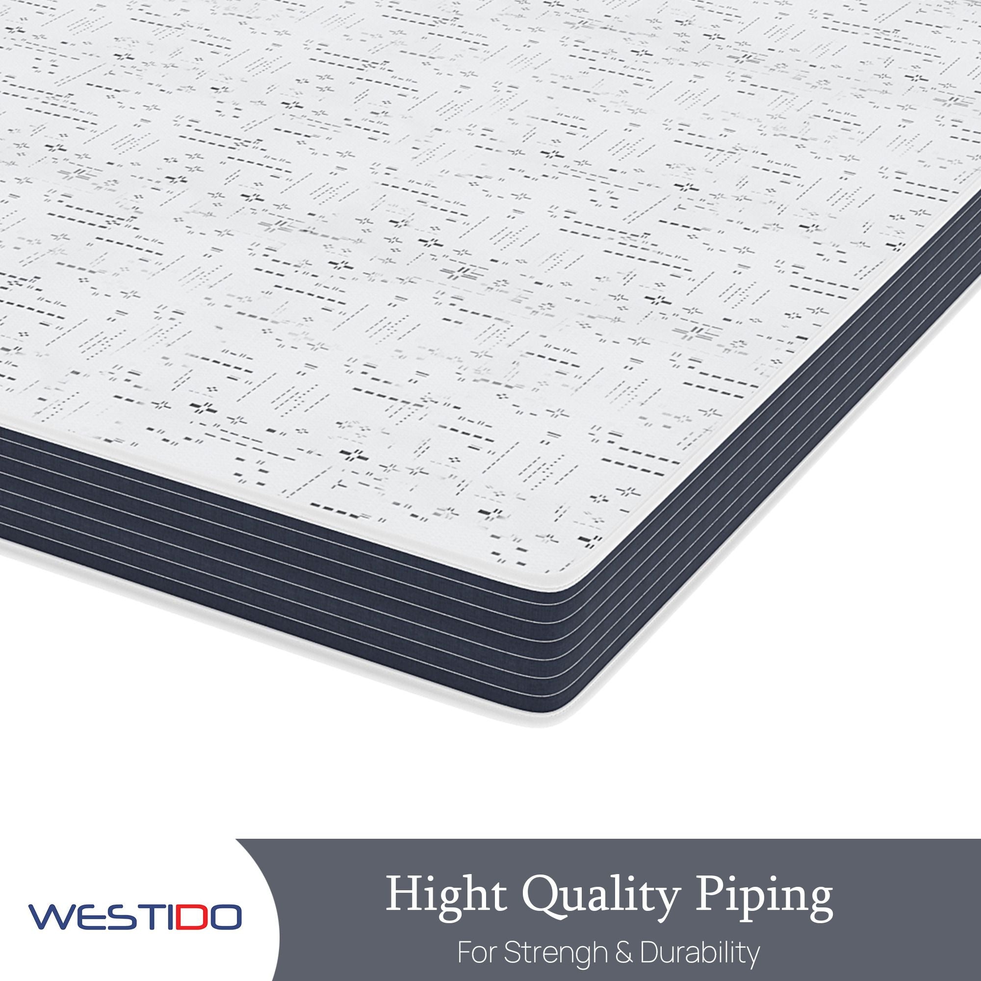 WESTIDO RehabRest 6 inch Queen Memory Foam Mattress (L x W: 60 inch x 78 inch)