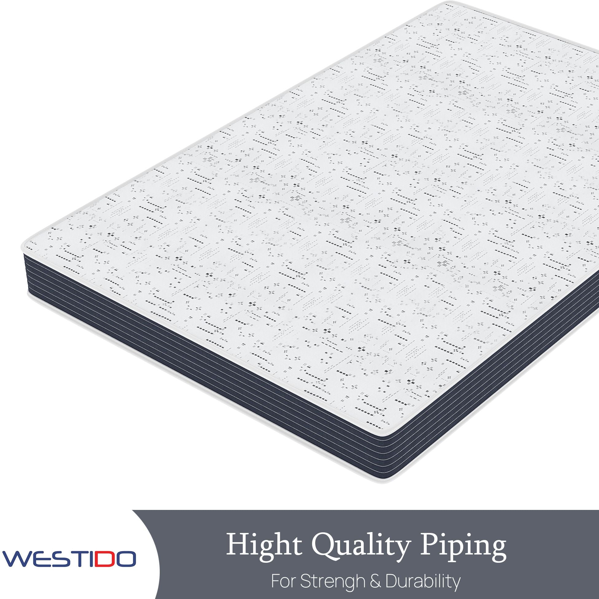 WESTIDO FlexiFlip 6 inch Single High Resilience (HR) Foam Mattress (L x W: 78 inch x 42 inch)