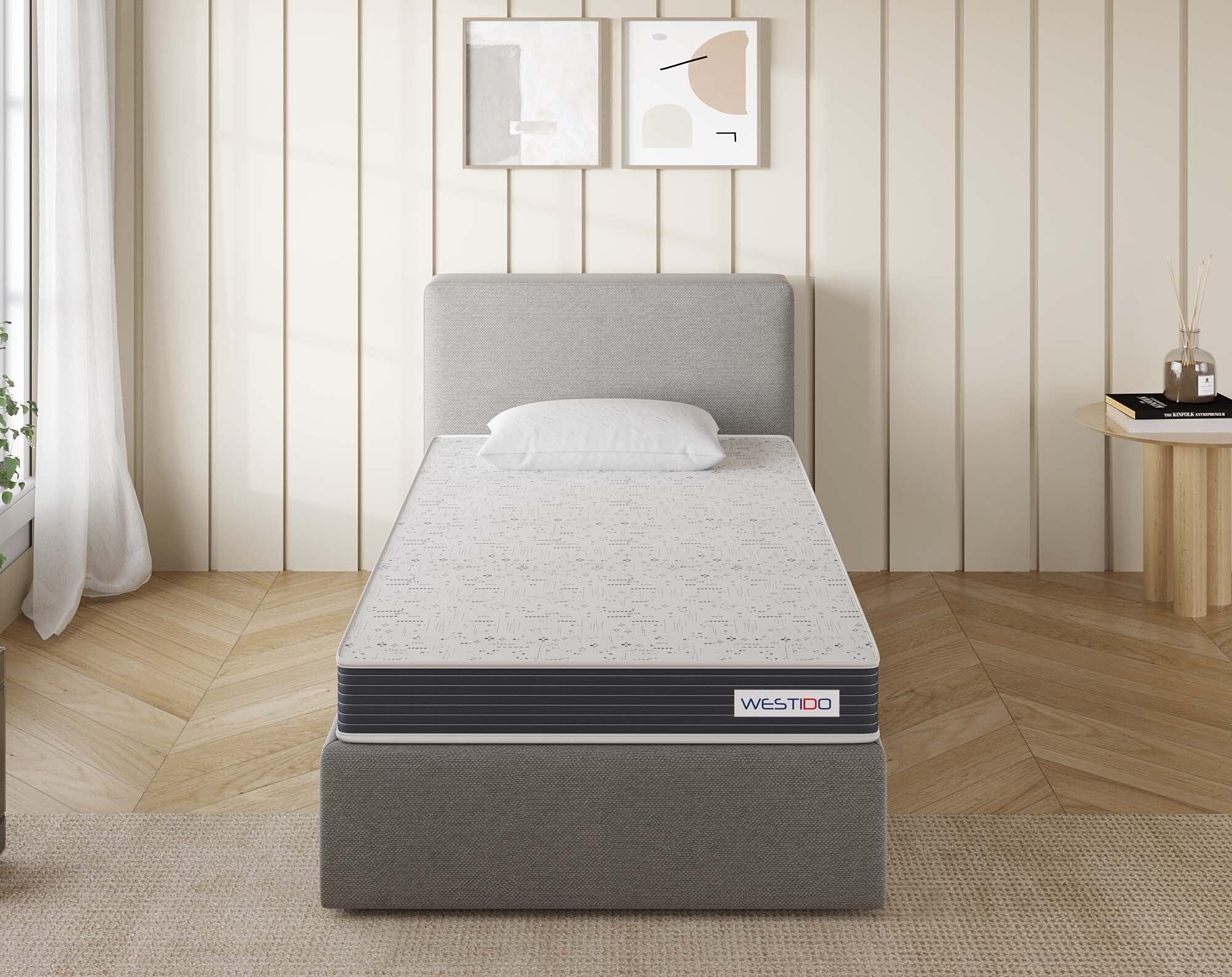 WESTIDO FlexiFlip 6 inch Single High Resilience (HR) Foam Mattress (L x W: 78 inch x 42 inch)