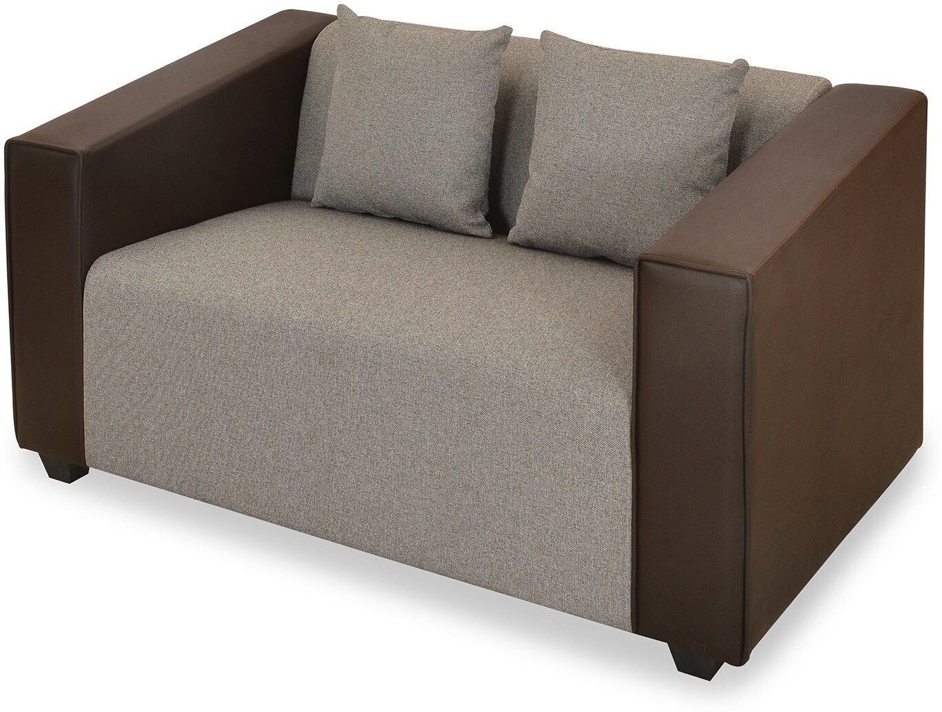 WESTIDO Gellite Fabric 2 Seater  Sofa (Finish Color - Cream Brown, DIY(Do-It-Yourself))