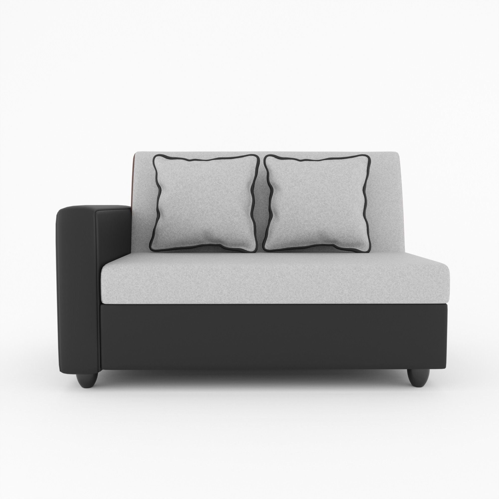 Westido 3 + 1 + 1 Designer Sofa - Cream Brown