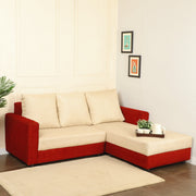Cream Brown 3 + 1 + 1 Sofa by Westido