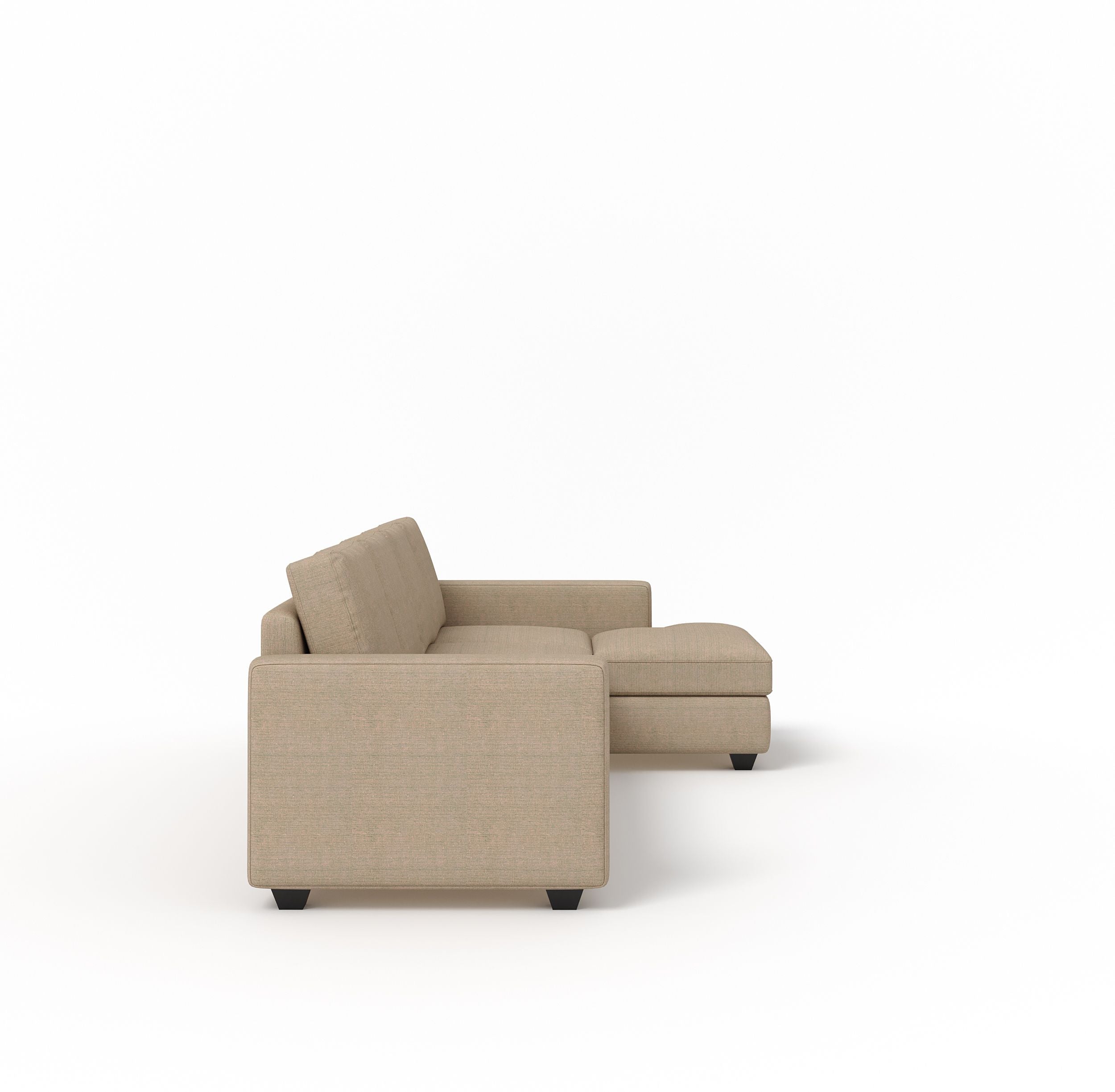 WESTIDO Fabric 6 Seater  Sofa (Finish Color - CREAM, DIY(Do-It-Yourself))