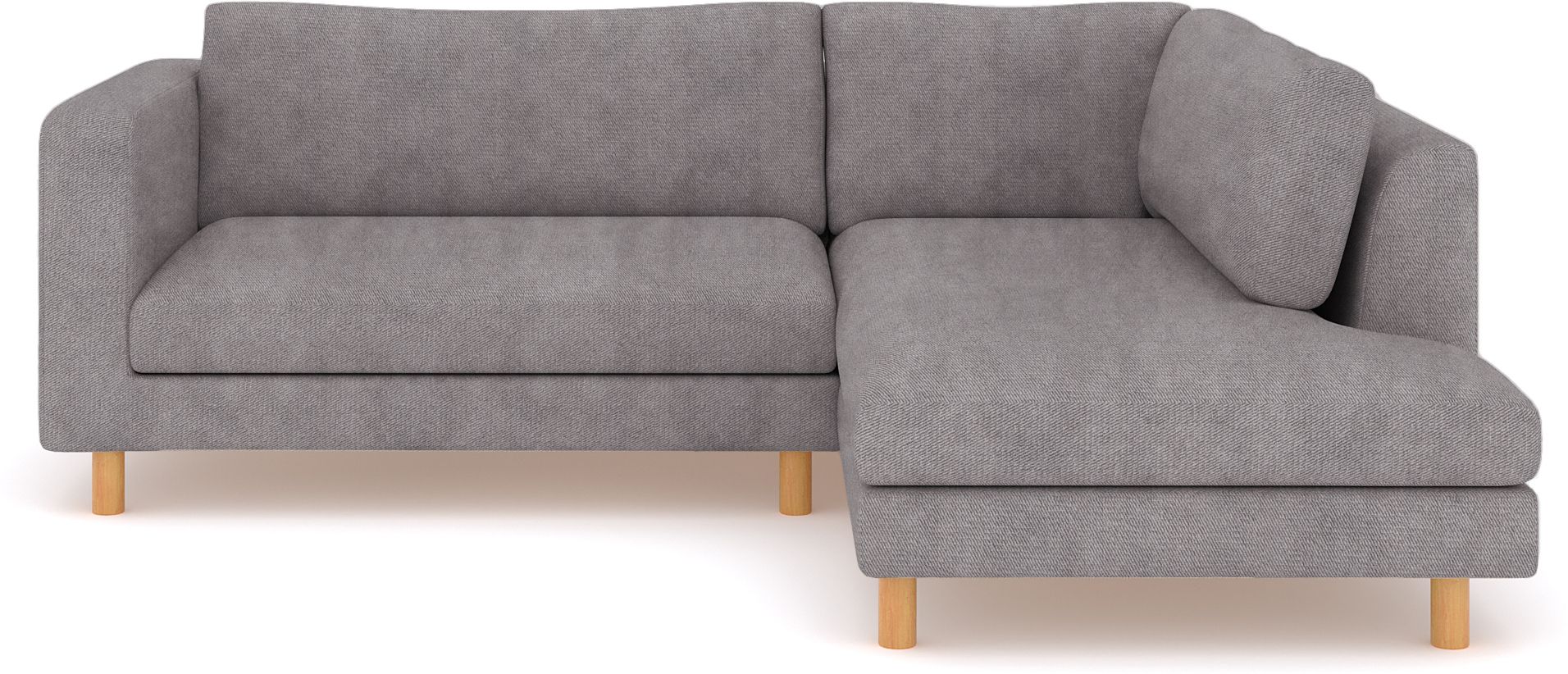 WESTIDO Fabric 6 Seater  Sofa (Finish Color - Ash Grey, DIY(Do-It-Yourself))