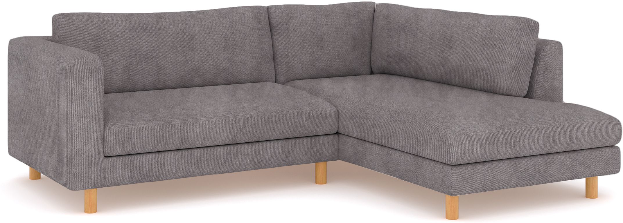 WESTIDO Fabric 6 Seater  Sofa (Finish Color - Ash Grey, DIY(Do-It-Yourself))