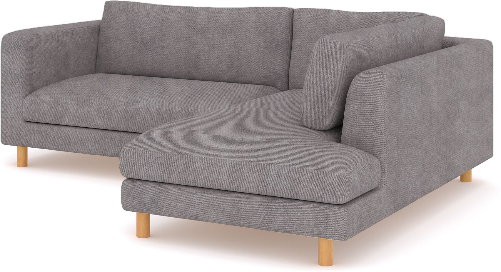 WESTIDO Fabric 6 Seater  Sofa (Finish Color - Ash Grey, DIY(Do-It-Yourself))