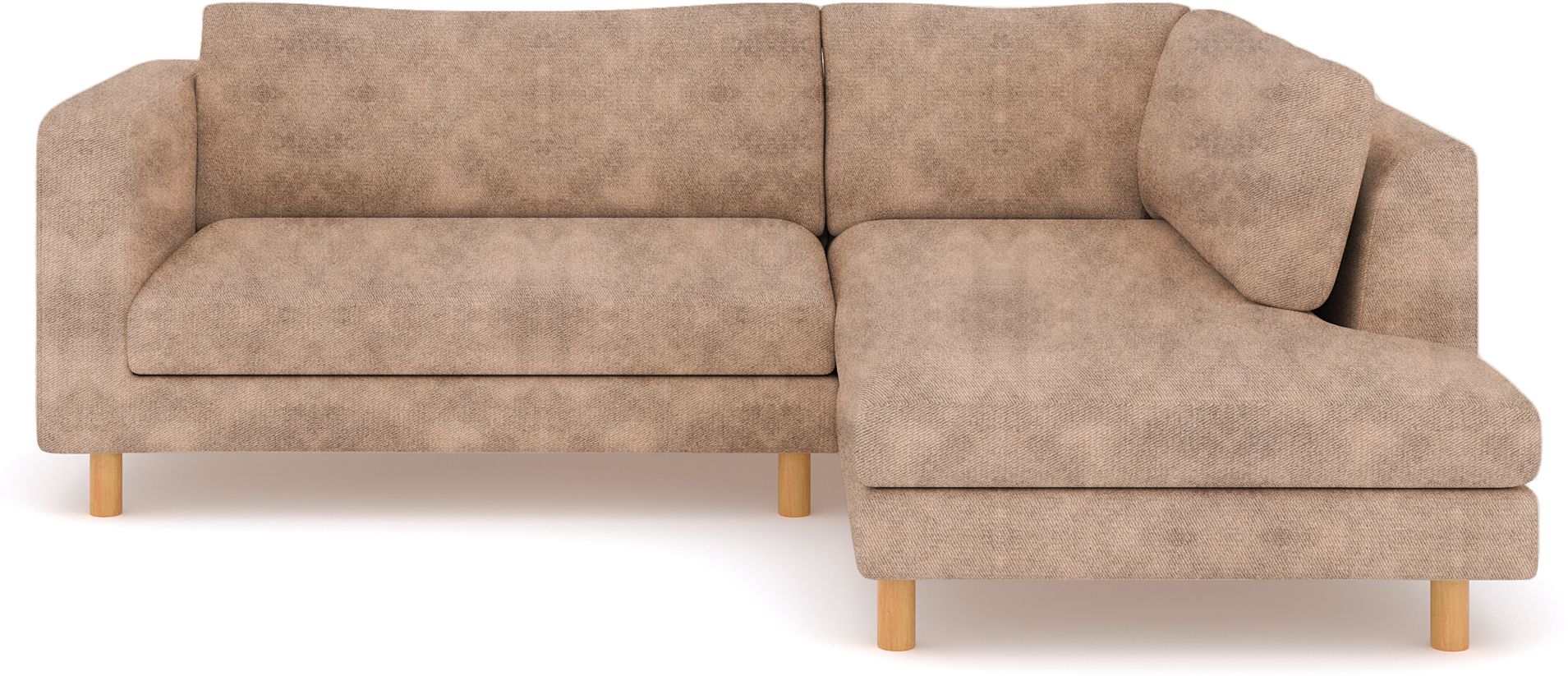 WESTIDO Emaar Majestic Fabric 6 Seater  Sofa (Finish Color - Beige, DIY(Do-It-Yourself))