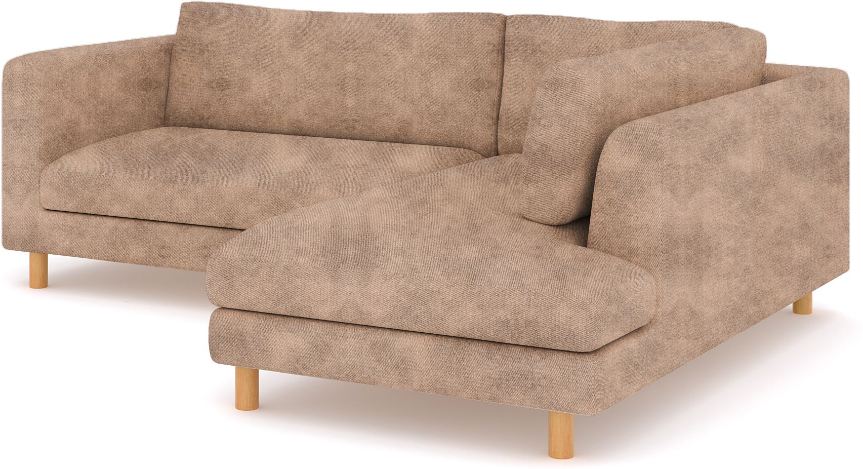 WESTIDO Emaar Majestic Fabric 6 Seater  Sofa (Finish Color - Beige, DIY(Do-It-Yourself))