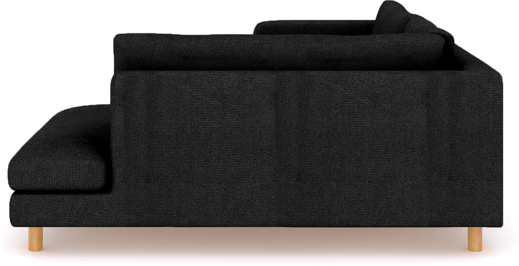 WESTIDO Emaar Majestic Fabric 6 Seater  Sofa (Finish Color - Black, DIY(Do-It-Yourself))