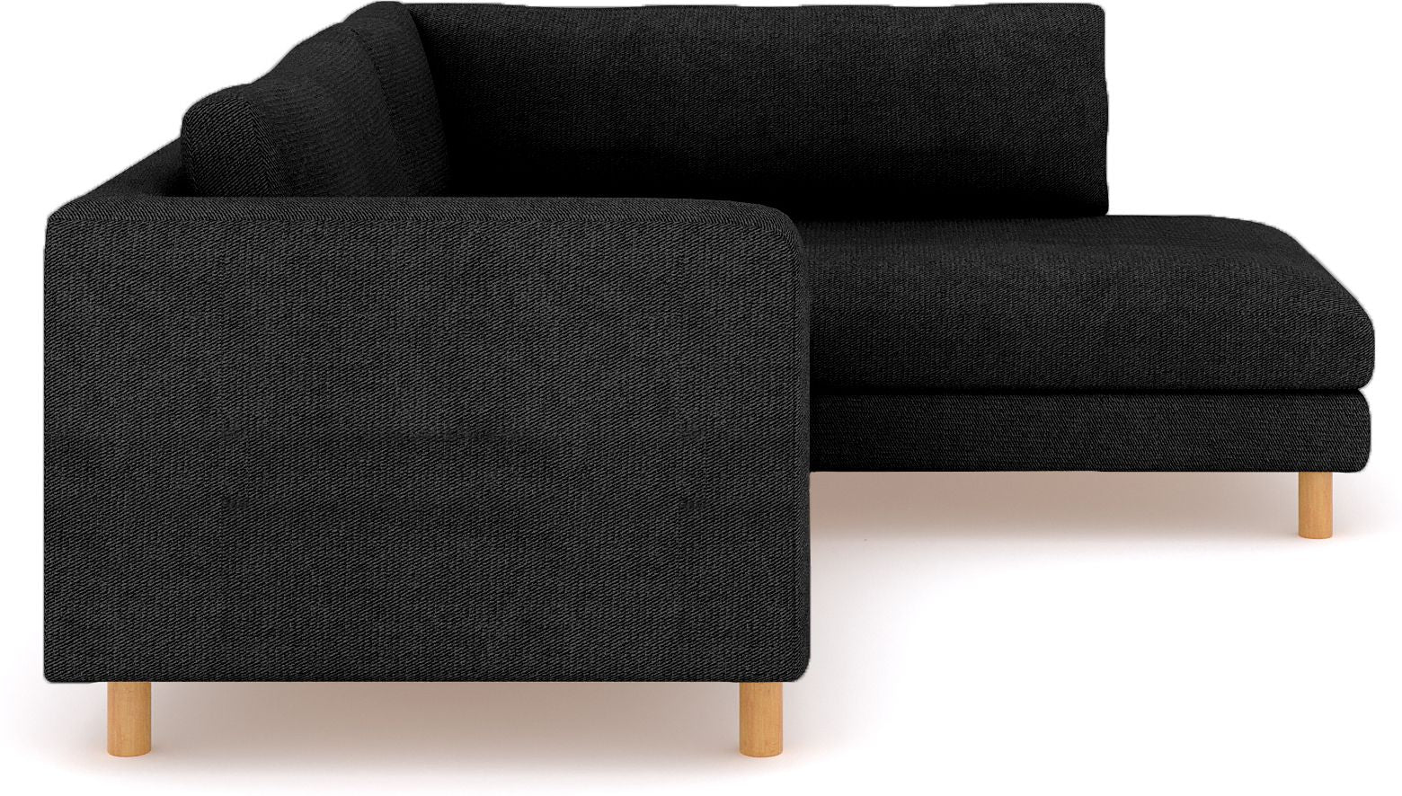 WESTIDO Emaar Majestic Fabric 6 Seater  Sofa (Finish Color - Black, DIY(Do-It-Yourself))