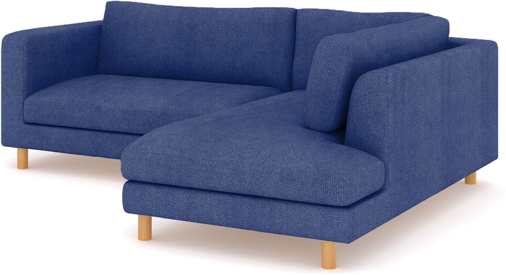 WESTIDO Emaar Majestic Fabric 6 Seater  Sofa (Finish Color - Blue, DIY(Do-It-Yourself))