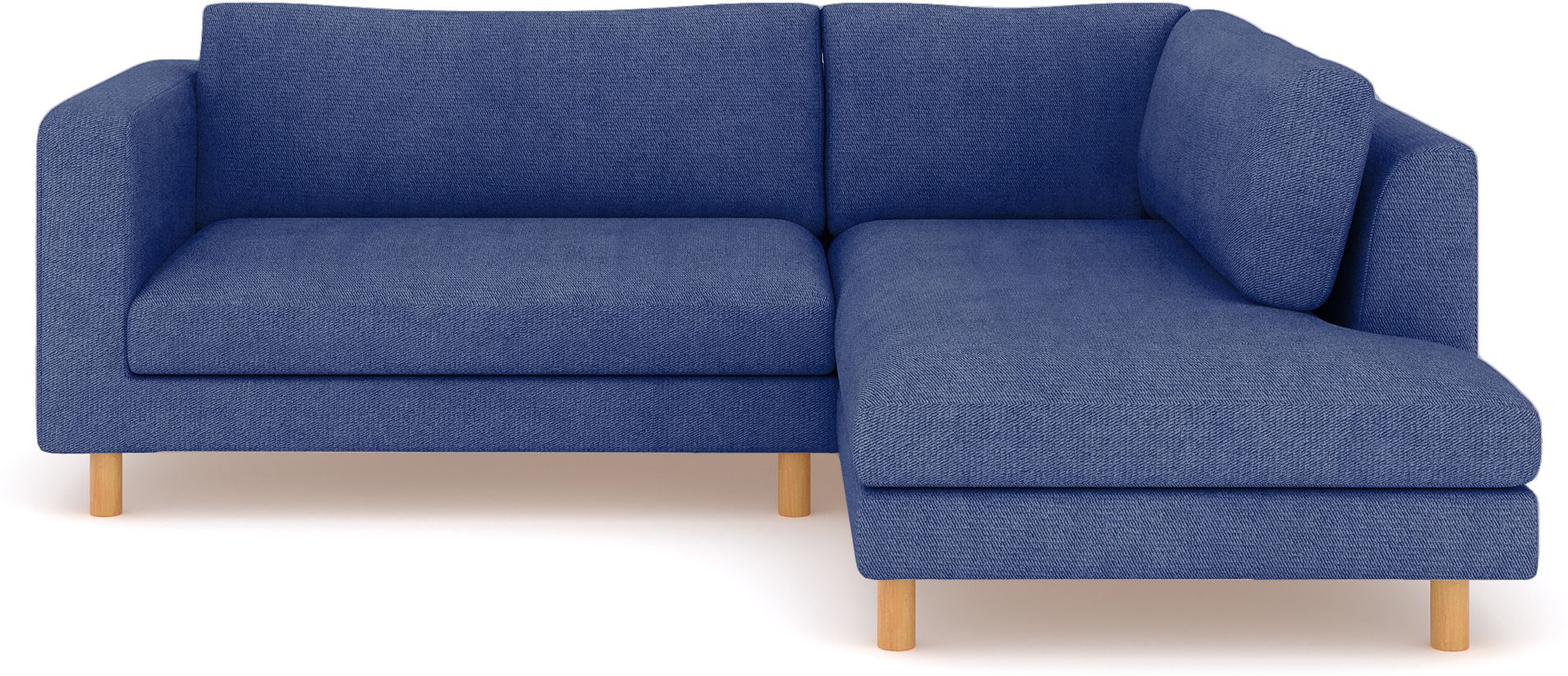 WESTIDO Emaar Majestic Fabric 6 Seater  Sofa (Finish Color - Blue, DIY(Do-It-Yourself))