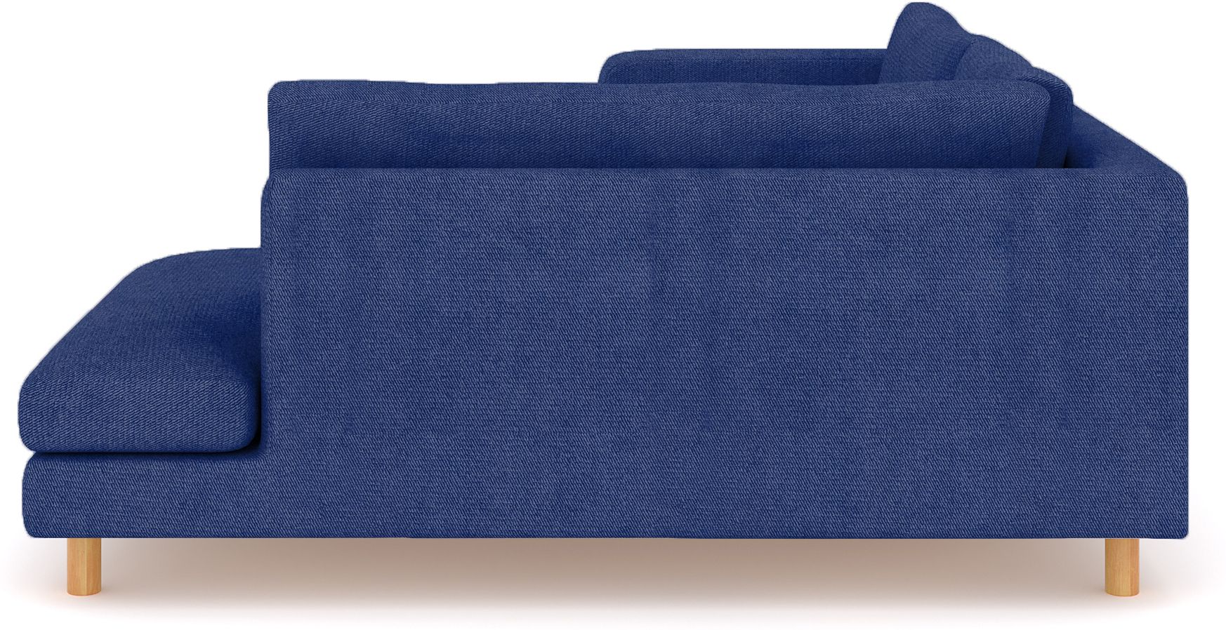 WESTIDO Emaar Majestic Fabric 6 Seater  Sofa (Finish Color - Blue, DIY(Do-It-Yourself))