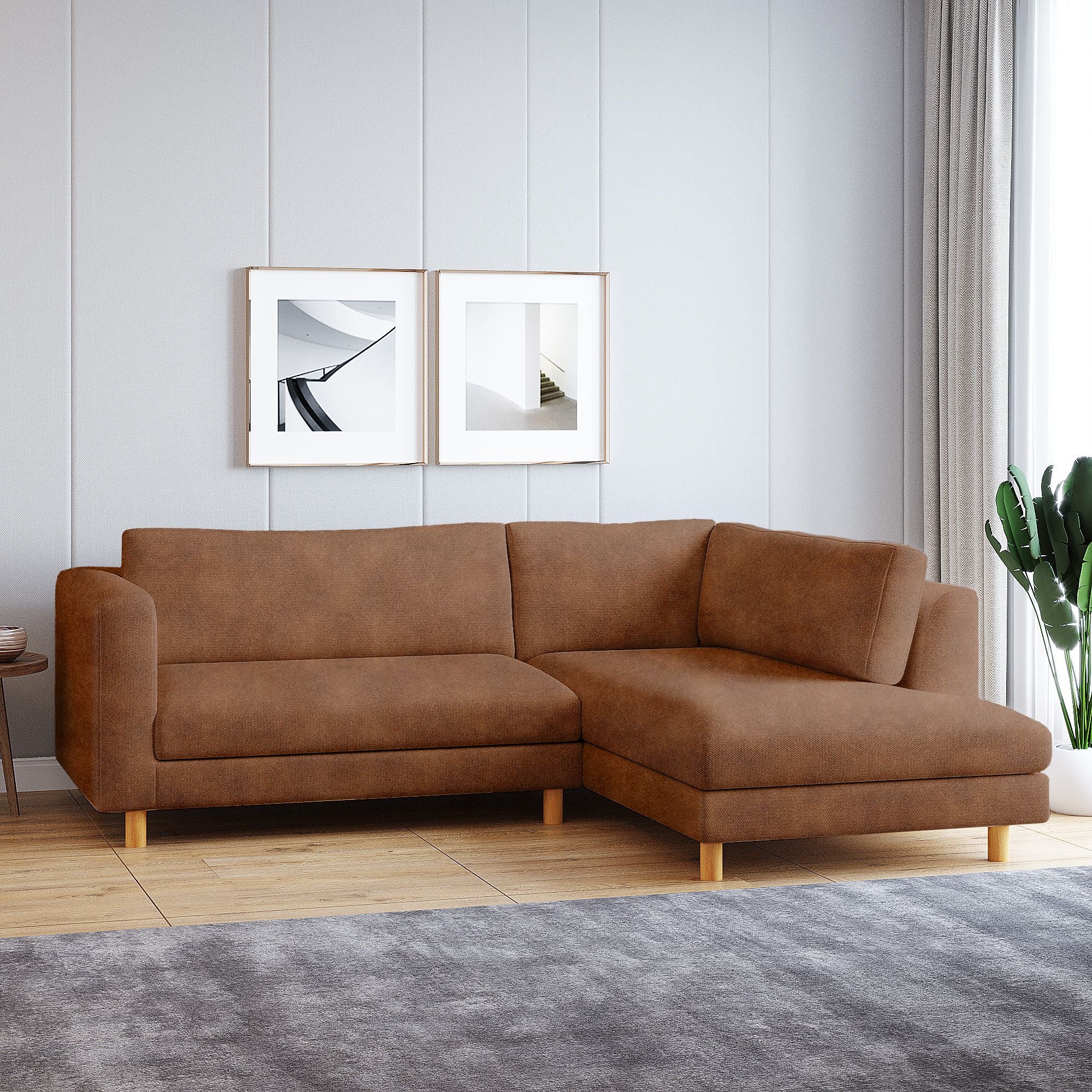 WESTIDO Emaar Majestic Fabric 6 Seater  Sofa (Finish Color - Brown, DIY(Do-It-Yourself))