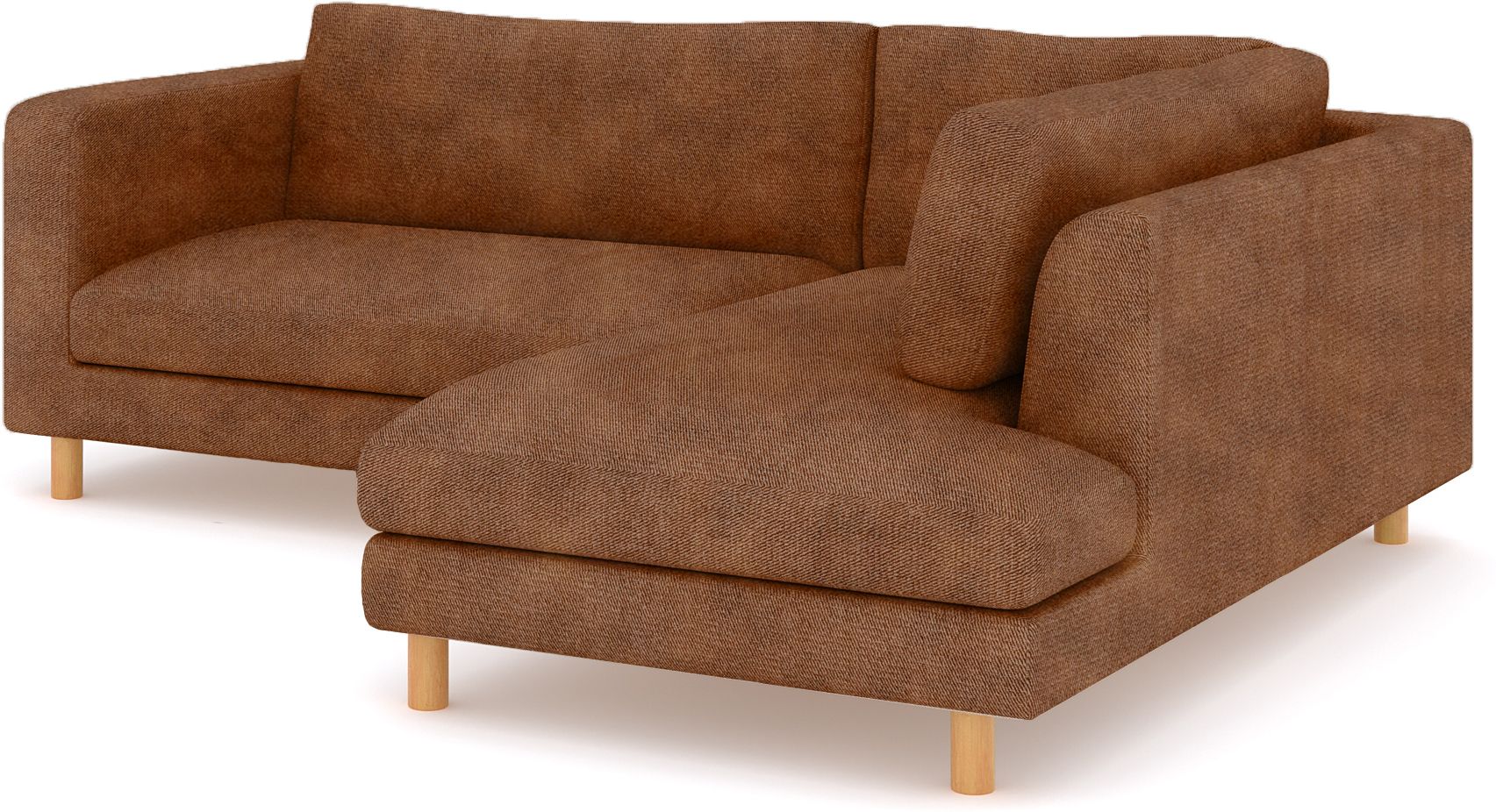 WESTIDO Emaar Majestic Fabric 6 Seater  Sofa (Finish Color - Brown, DIY(Do-It-Yourself))