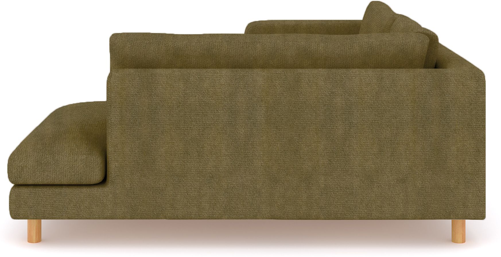 WESTIDO Emaar Majestic Fabric 6 Seater  Sofa (Finish Color - Green, DIY(Do-It-Yourself))