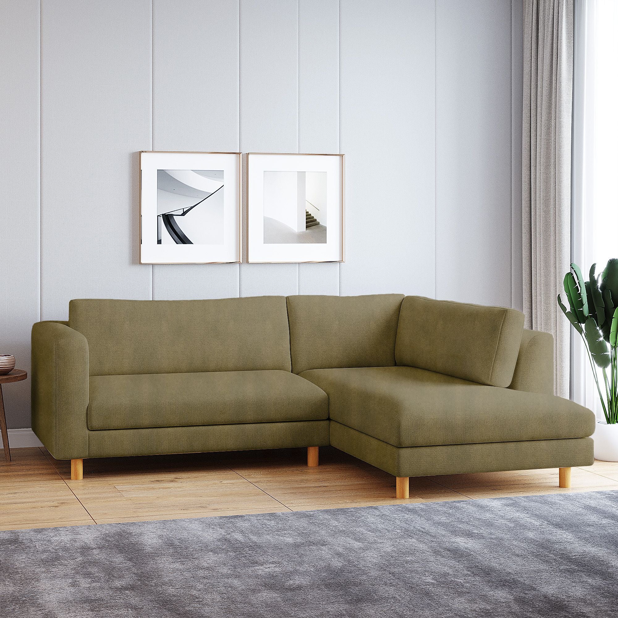 WESTIDO Emaar Majestic Fabric 6 Seater  Sofa (Finish Color - Green, DIY(Do-It-Yourself))