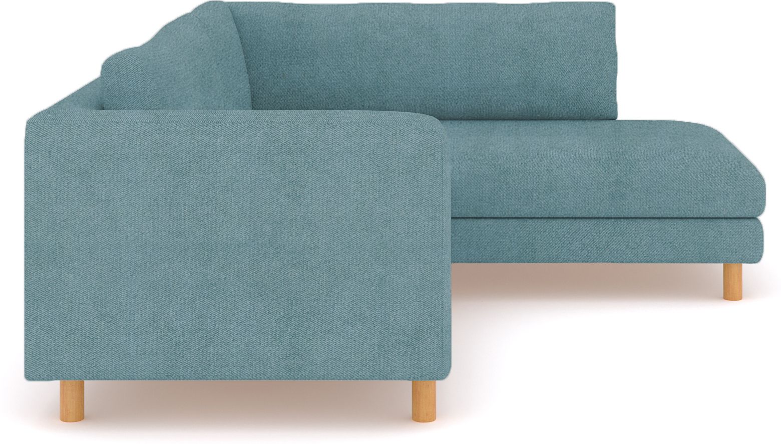 WESTIDO Emaar Majestic Fabric 6 Seater  Sofa (Finish Color - Light Blue, DIY(Do-It-Yourself))