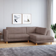 WESTIDO Emaar Majestic Fabric 6 Seater  Sofa (Finish Color - Light Brown, DIY(Do-It-Yourself))